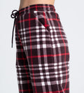 Trackpants Wide Leg Trackpant Cozy Flannel Wide-Leg Trackpant