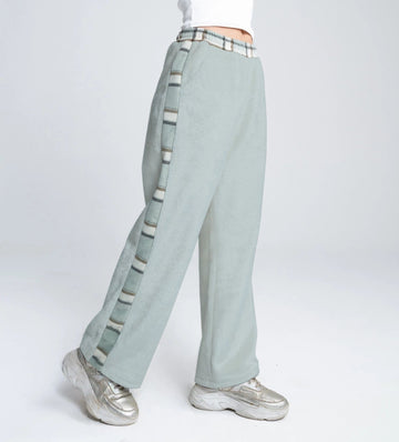 Trackpants Wide Leg Trackpant Cozy Flannel Wide-Leg Trackpant