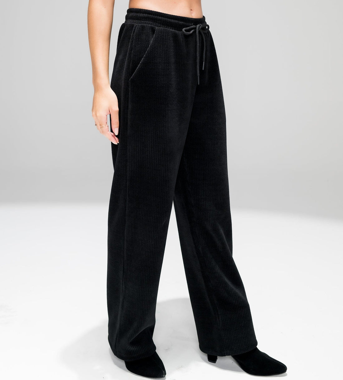 Trackpants Wide Leg Trackpant Elegant Imported Fawn Wide-Leg Trackpant