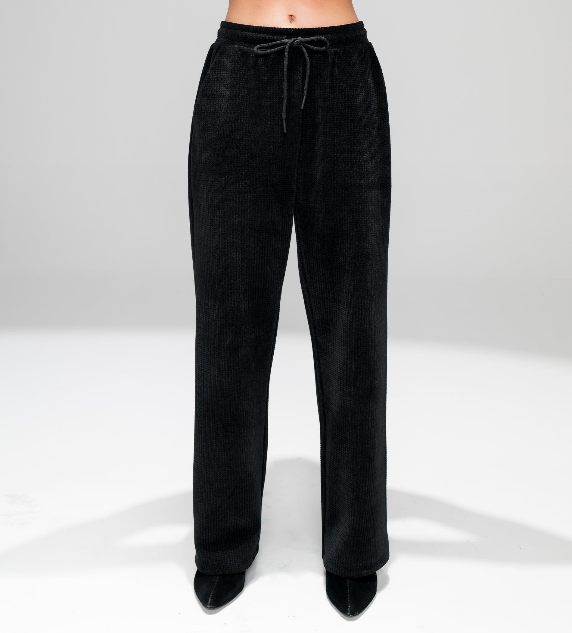 Trackpants Wide Leg Trackpant Elegant Imported Fawn Wide-Leg Trackpant