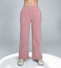 Trackpants Wide Leg Trackpant ELEGANT PREMIUM RIB KNIT WIDE LEG TRACKPANT