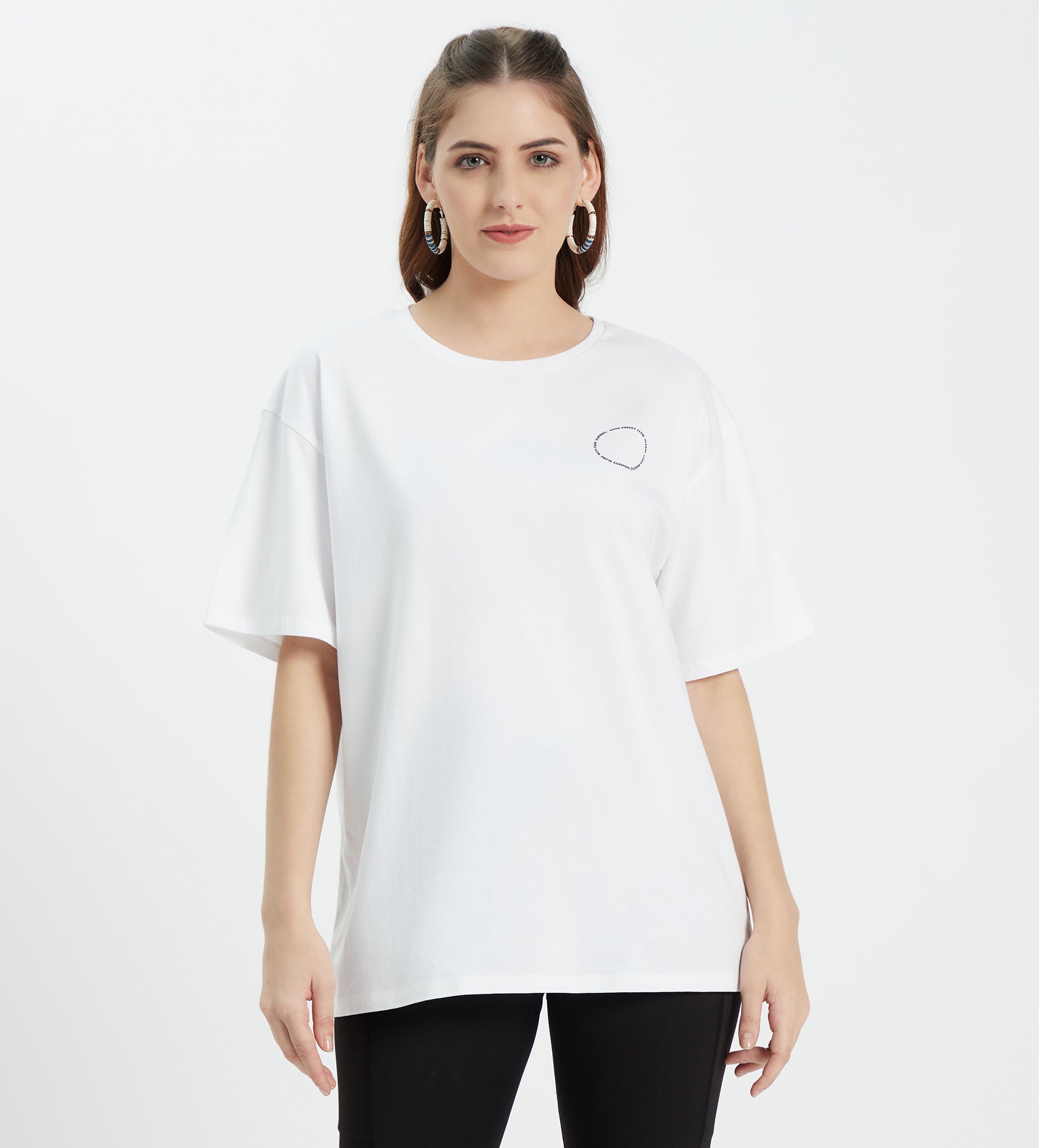 Women White Oversized T-Shirt
