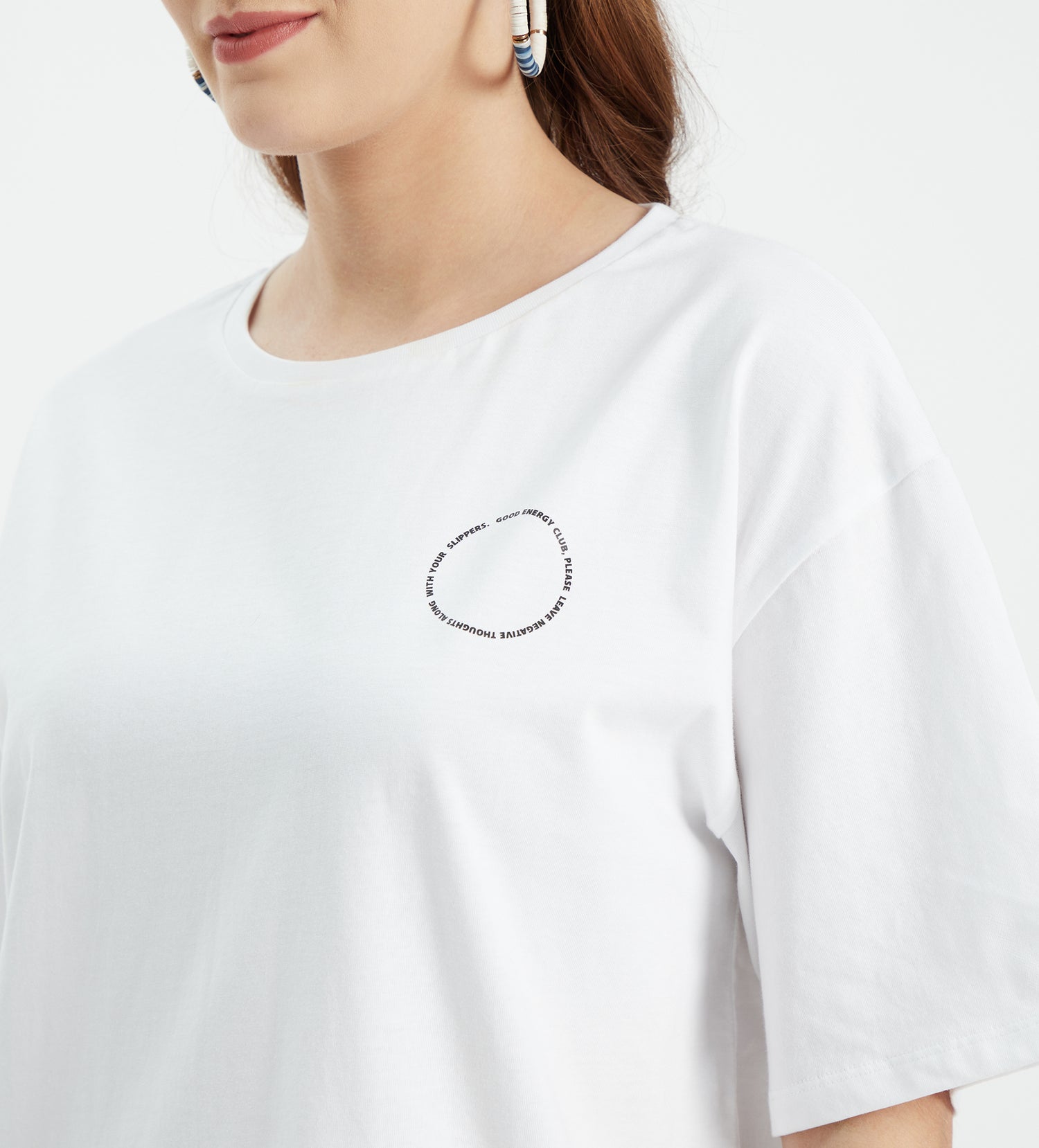 Women White Oversized T-Shirt